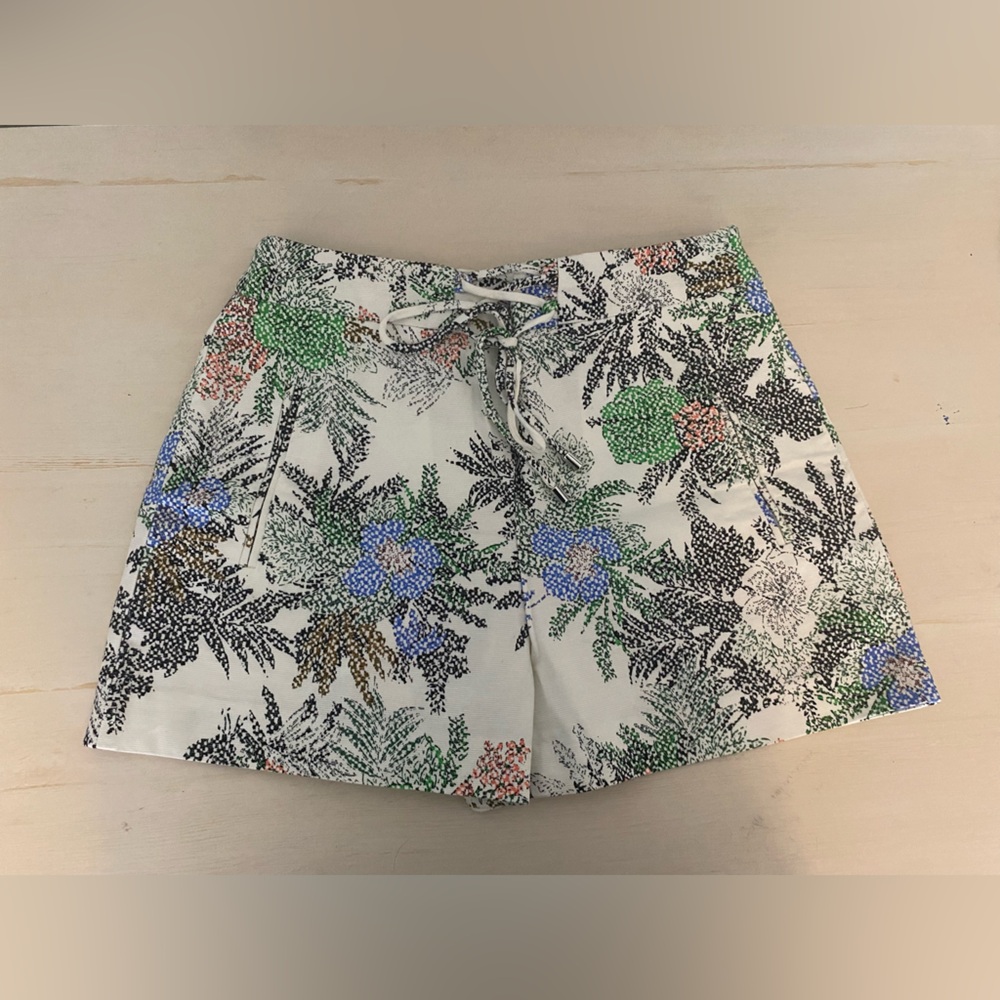 Zara Multicolor Floral Women's Cotton Shorts